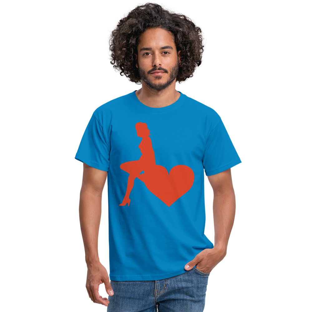 SSW1598 Tshirt Girl Herzen Hamburg - Royalblau