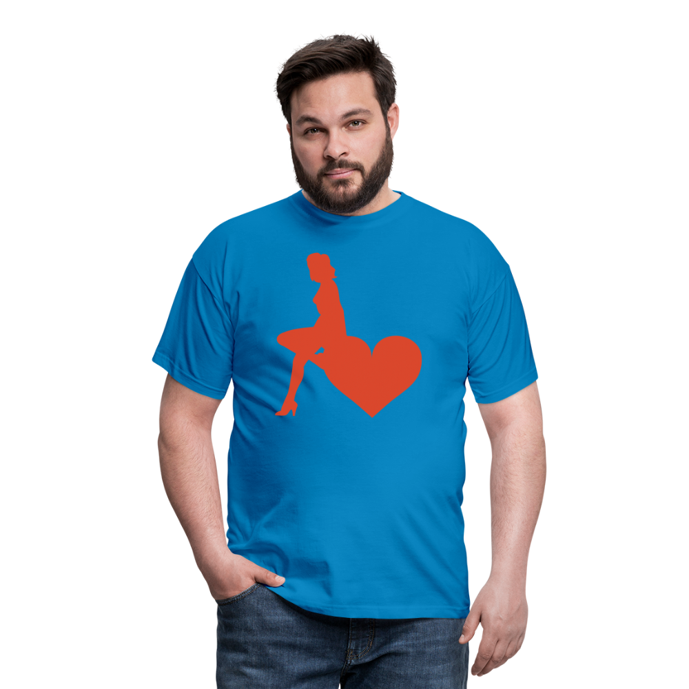 SSW1598 Tshirt Girl Herzen Hamburg - Royalblau