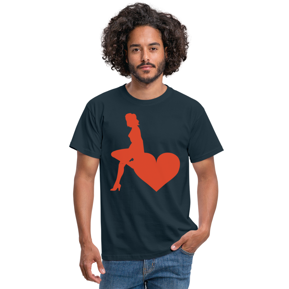 SSW1598 Tshirt Girl Herzen Hamburg - Navy