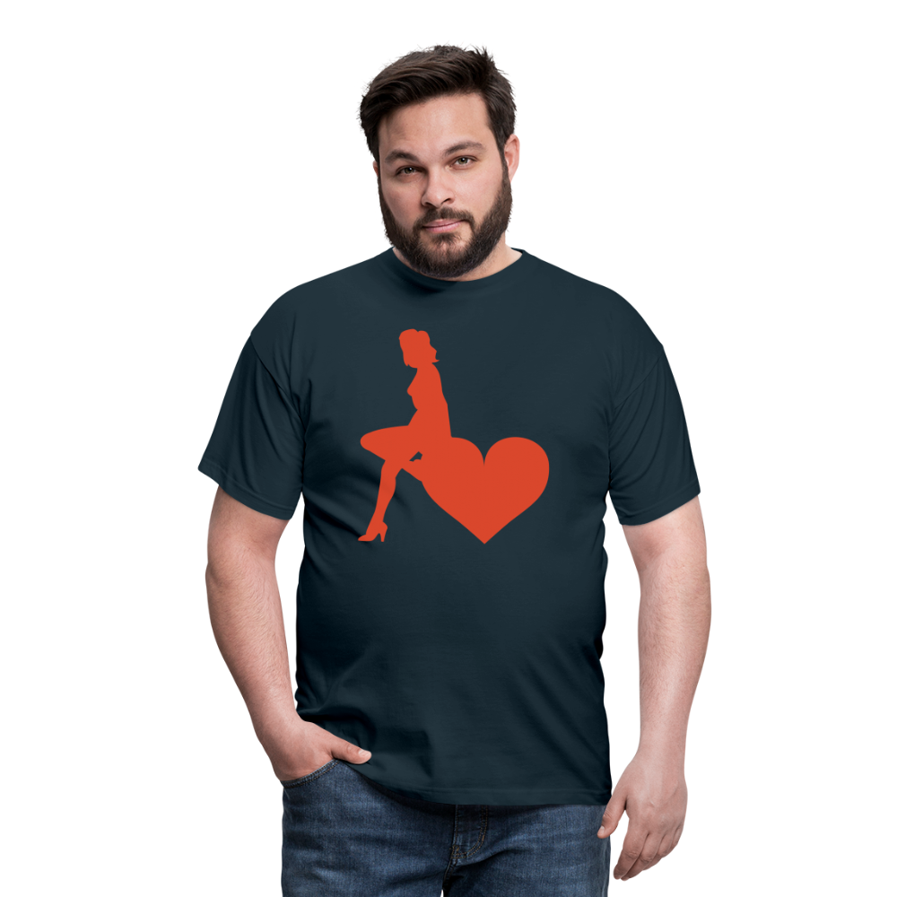 SSW1598 Tshirt Girl Herzen Hamburg - Navy