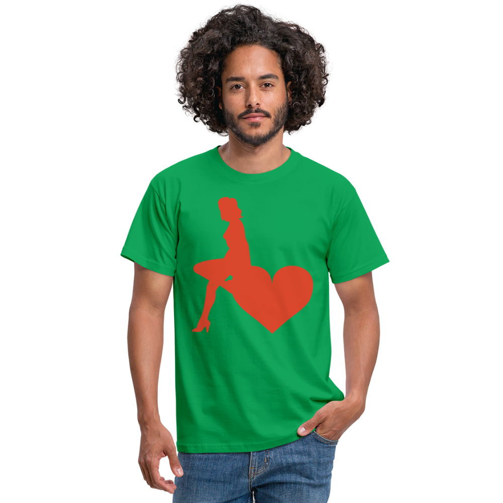 SSW1598 Tshirt Girl Herzen Hamburg - Kelly Green