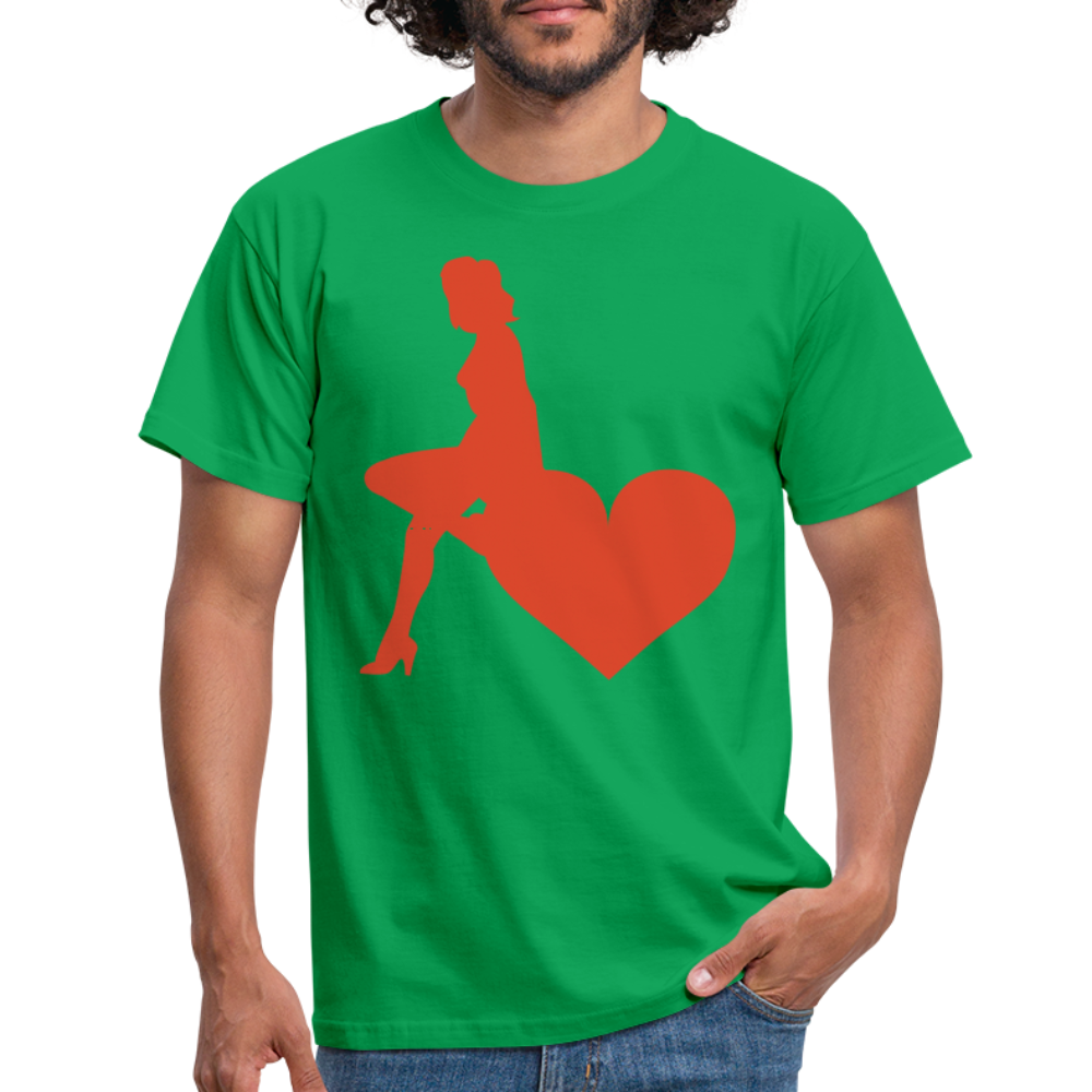 SSW1598 Tshirt Girl Herzen Hamburg - Kelly Green