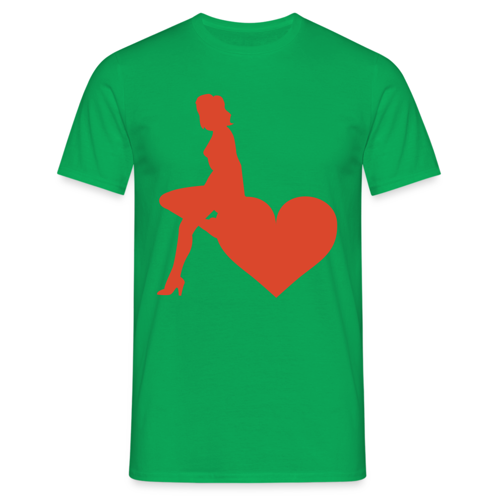 SSW1598 Tshirt Girl Herzen Hamburg - Kelly Green