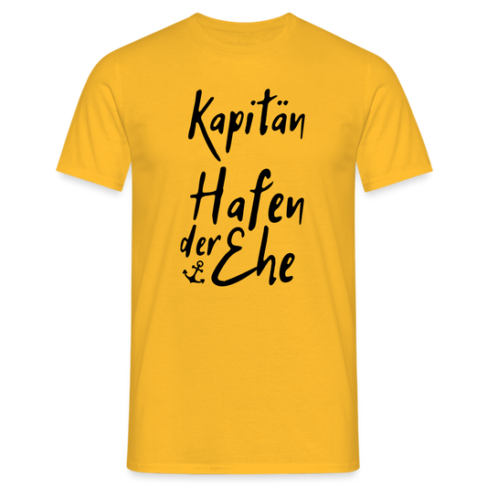 SSW1606 Tshirt Kapitän - Hafen der Ehe - Gelb