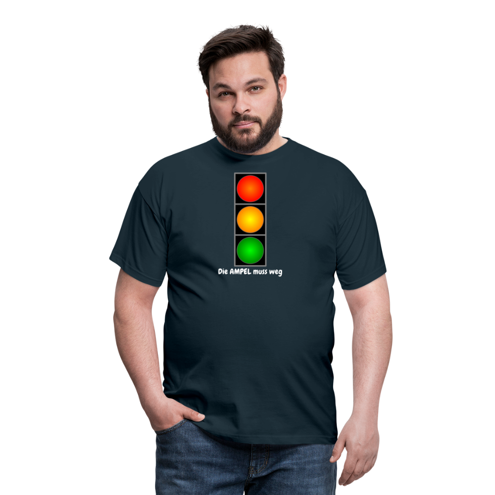 SSW1612 Tshirt Die AMPEL muss weg - Navy