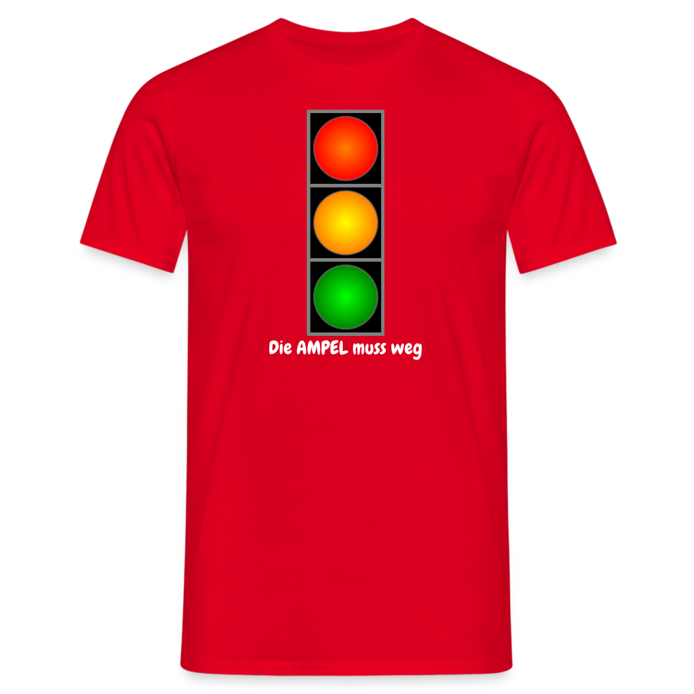 SSW1612 Tshirt Die AMPEL muss weg - Rot