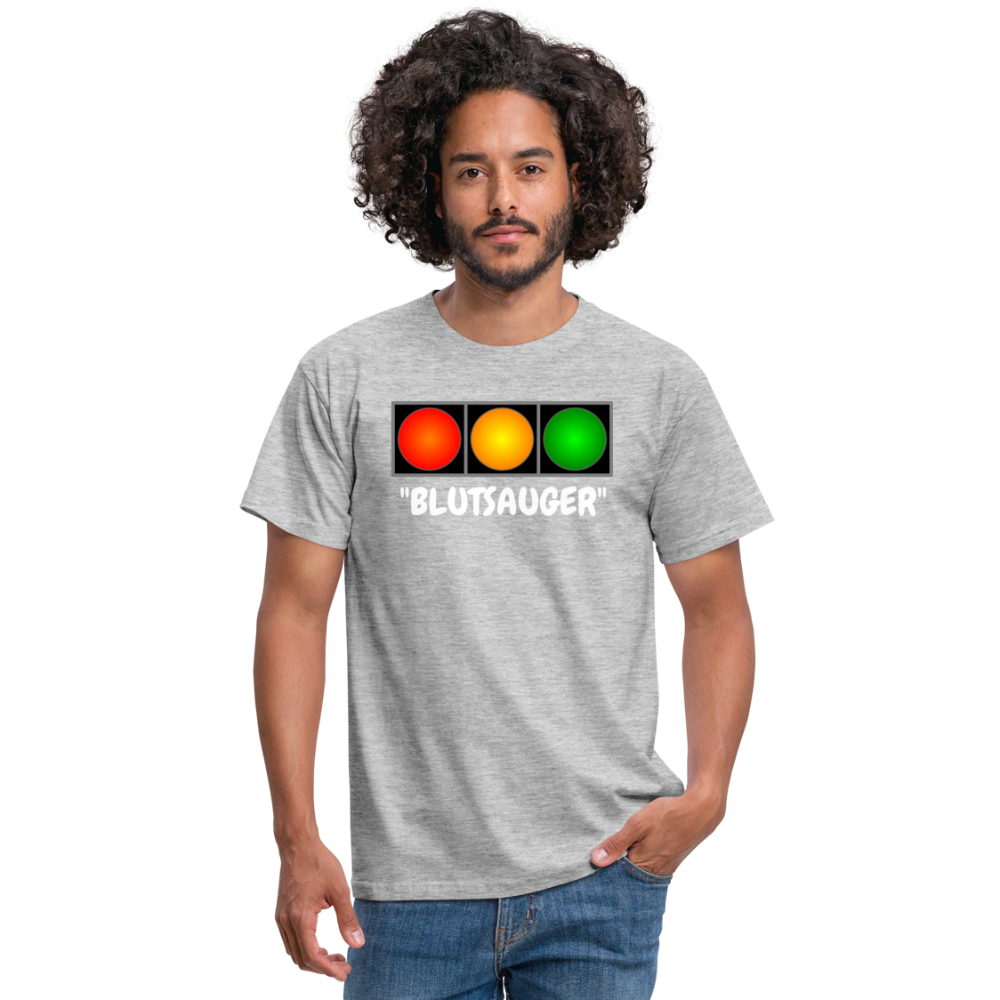 SSW1614 Tshirt "BLUTSAUGER" - Grau meliert