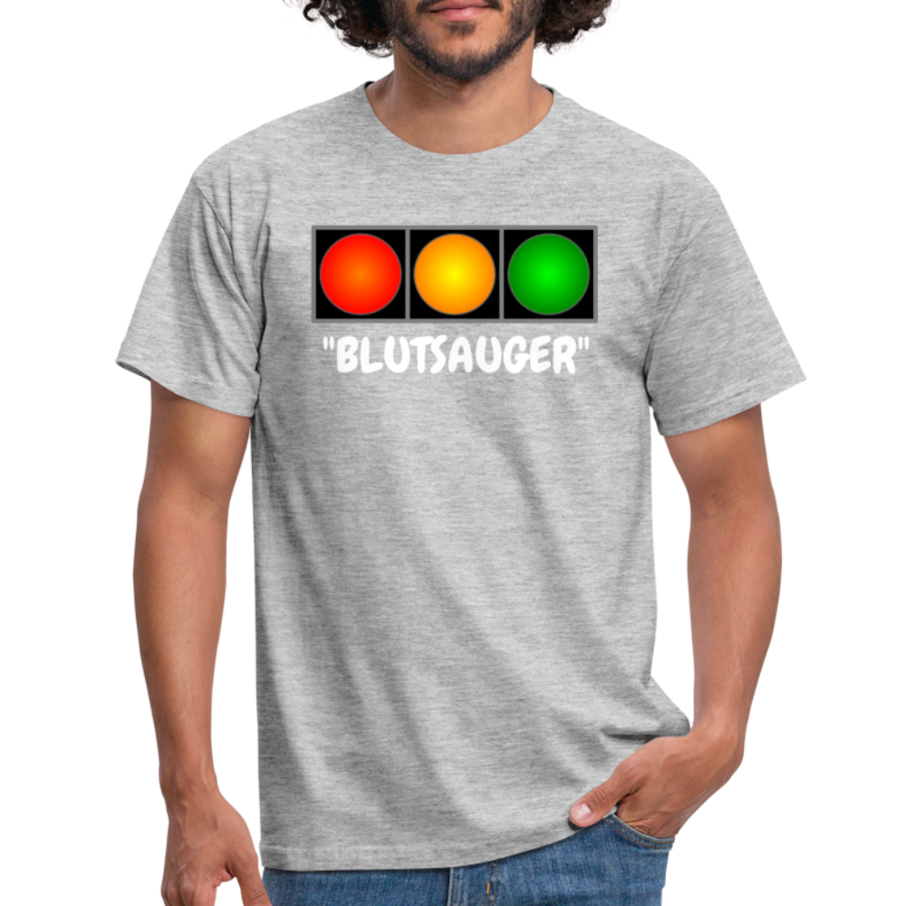 SSW1614 Tshirt "BLUTSAUGER" - Grau meliert
