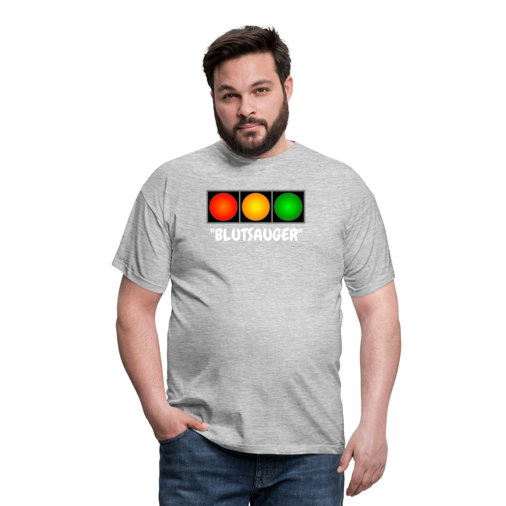SSW1614 Tshirt "BLUTSAUGER" - Grau meliert