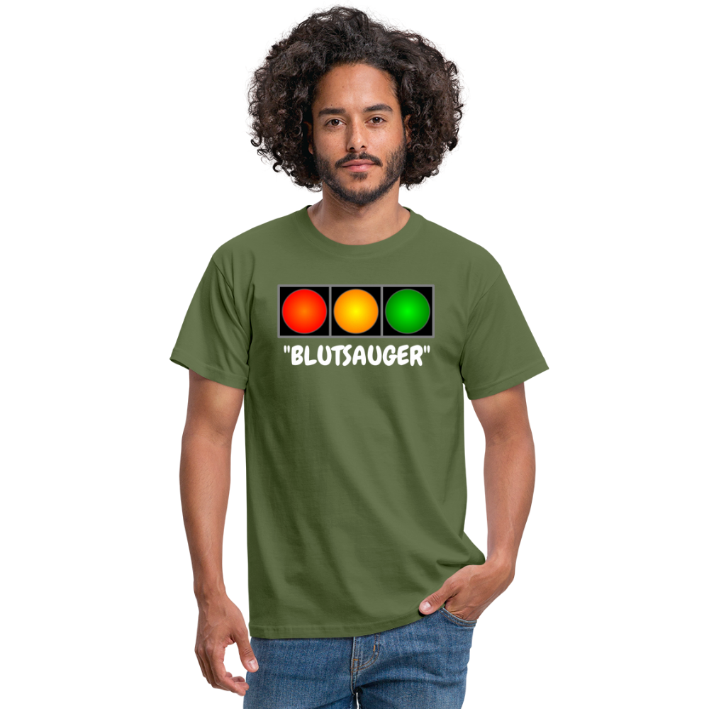 SSW1614 Tshirt "BLUTSAUGER" - Militärgrün