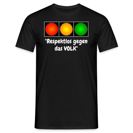SSW1617 Tshirt "Respektlos gegen das VOLK" - Schwarz