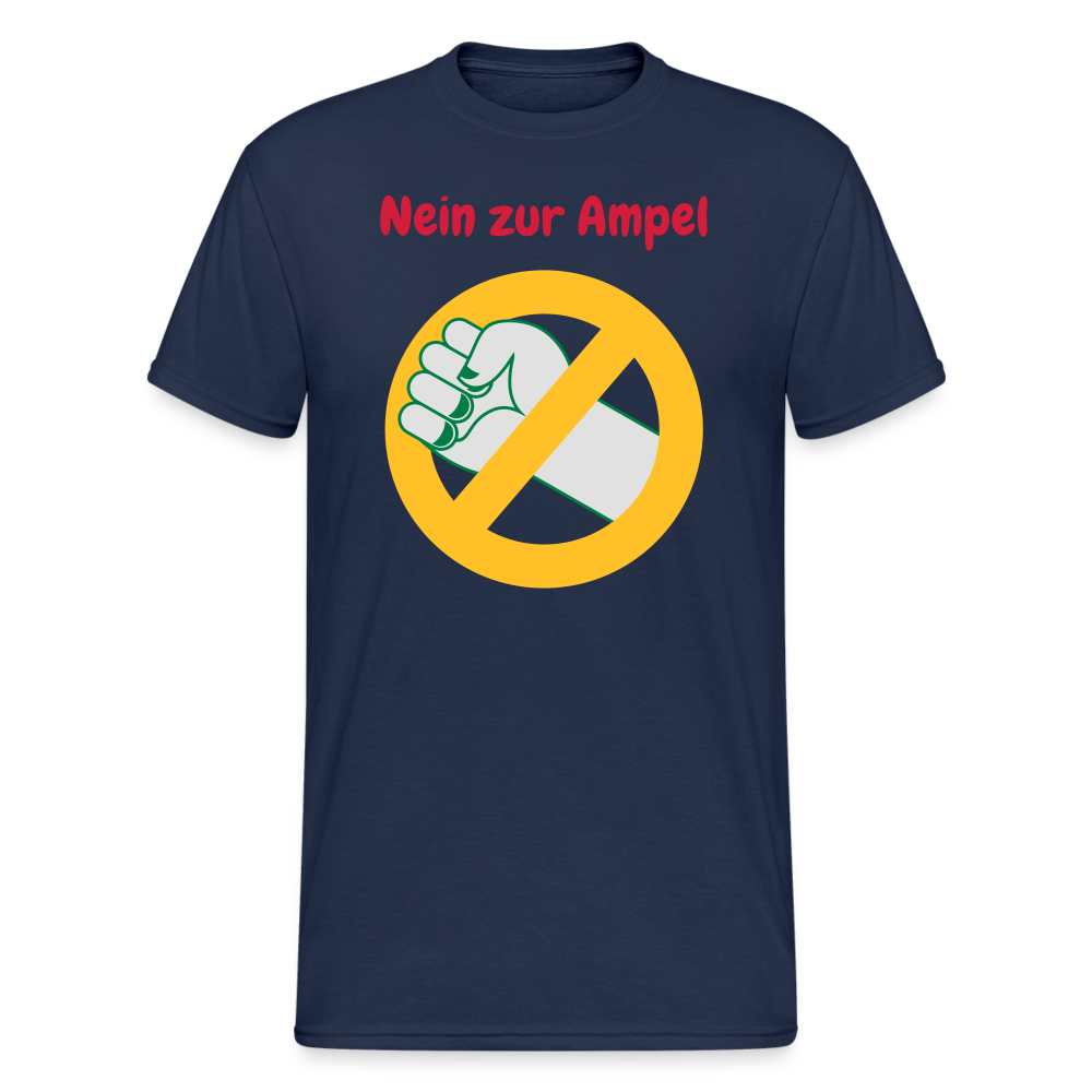 SSW1625 Tshirt Nein zur Ampel - Navy