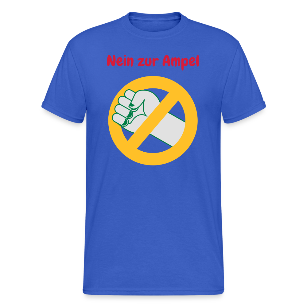 SSW1625 Tshirt Nein zur Ampel - Königsblau