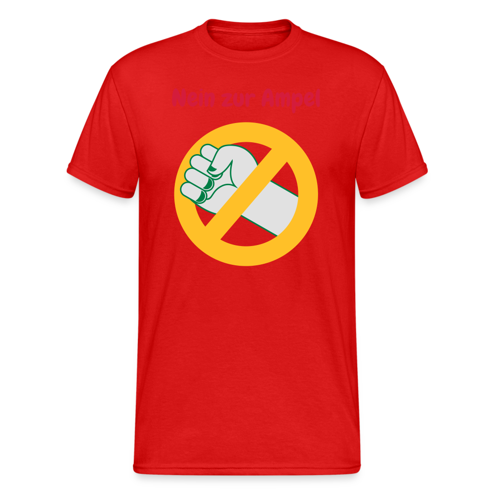 SSW1625 Tshirt Nein zur Ampel - Rot
