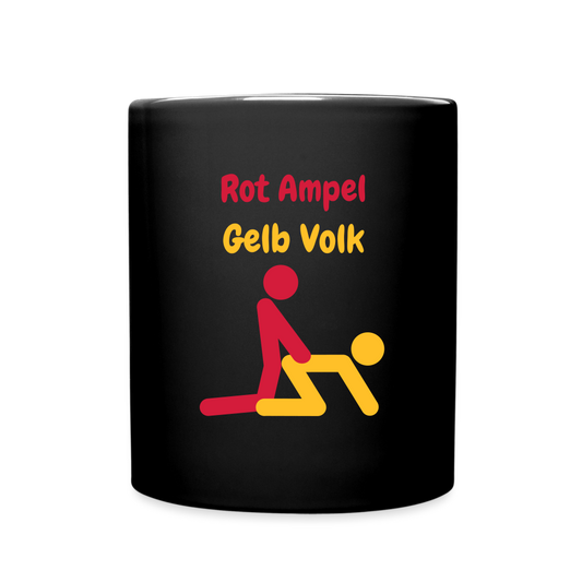 SSW1627 Kaffeebecher Rot Ampel Gelb Volk SEX - Schwarz