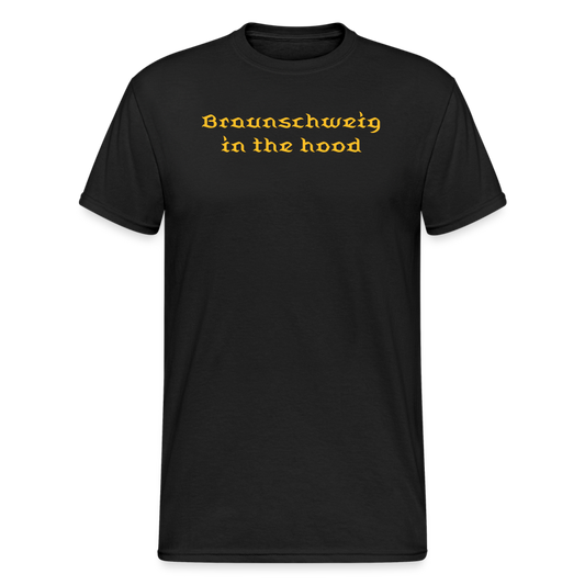 SSW1644 Tshirt Braunschweig in the hood - Schwarz