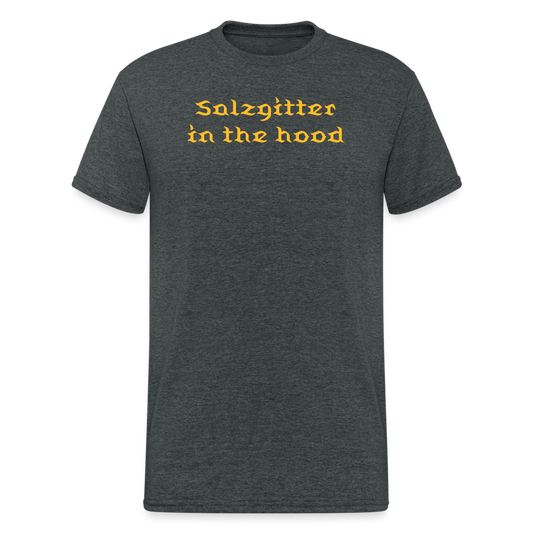 SSW1646 Tshirt Salzgitter in the hood - Dunkelgrau meliert