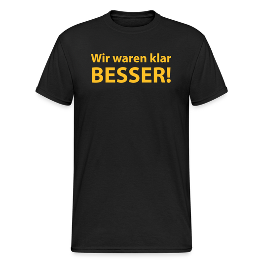 SSW1656 Tshirt Klar besser - Schwarz
