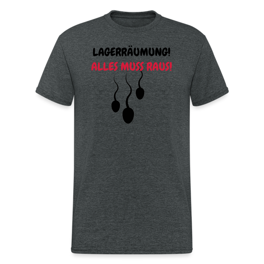 SSW1669 Tshirt LAGERRÄUMUNG! ALLES MUSS RAUS! - Dunkelgrau meliert