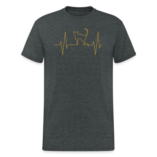 SSW1673 Tshirt EKG Kat - Dunkelgrau meliert