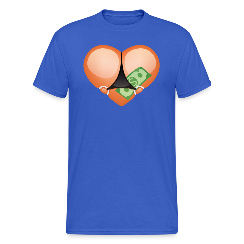 SSW1674 Tshirt Stripperherz - Königsblau