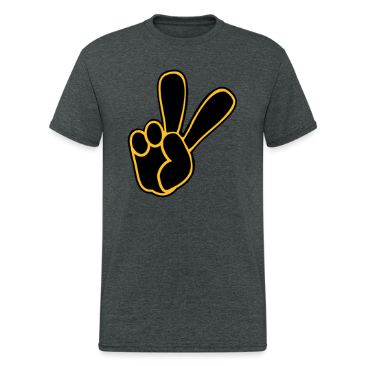 SSW1686 Tshirt Finger - Dunkelgrau meliert