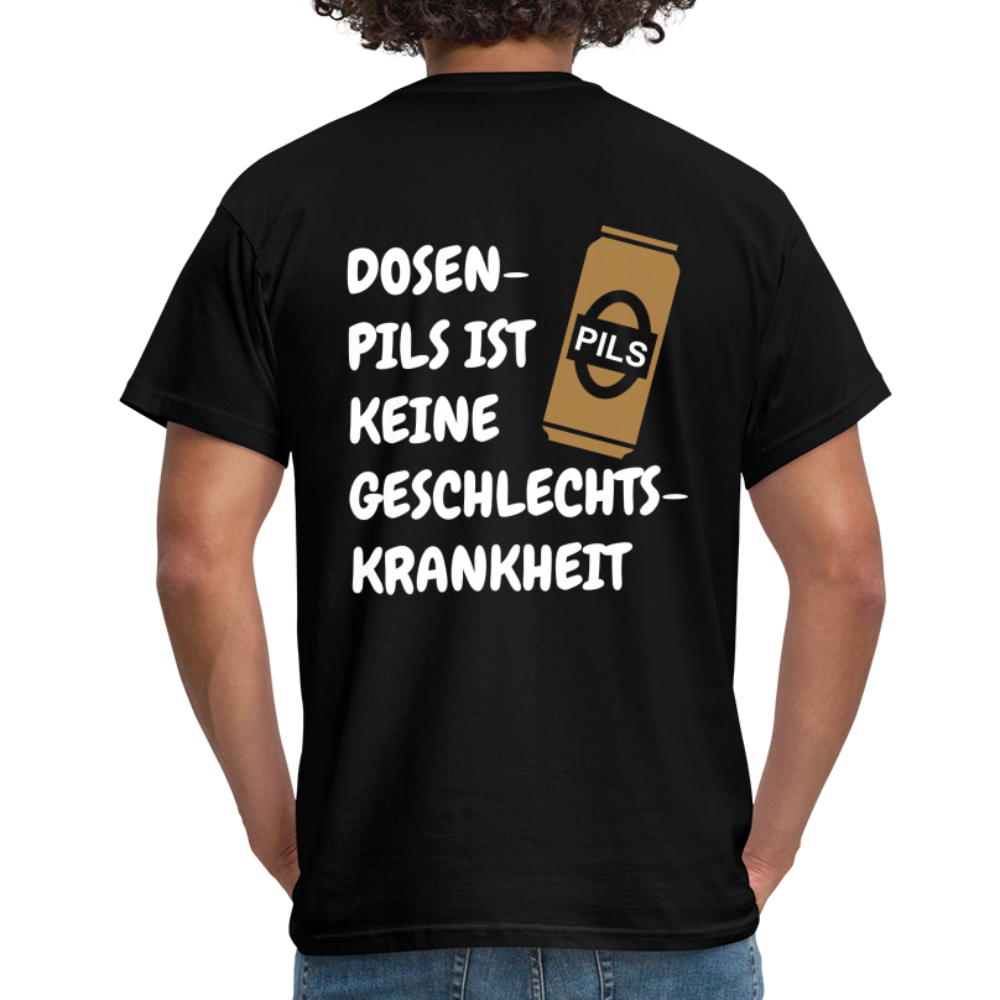 SSW1689 Tshirt DOSEN- PILS IST KEINE GESCHLECHTS- KRANKHEIT - Schwarz