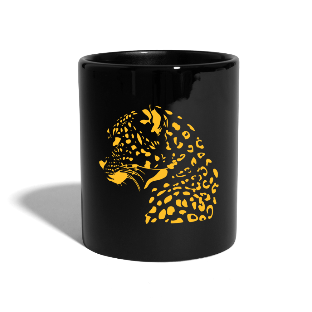 SSW1696 Kaffeebecher Leopard - Schwarz