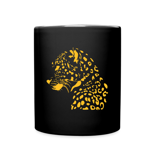 SSW1696 Kaffeebecher Leopard - Schwarz