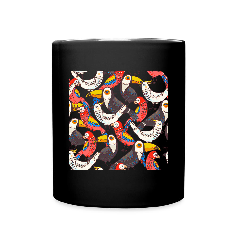 SSW1703 Kaffeebecher birds - Schwarz