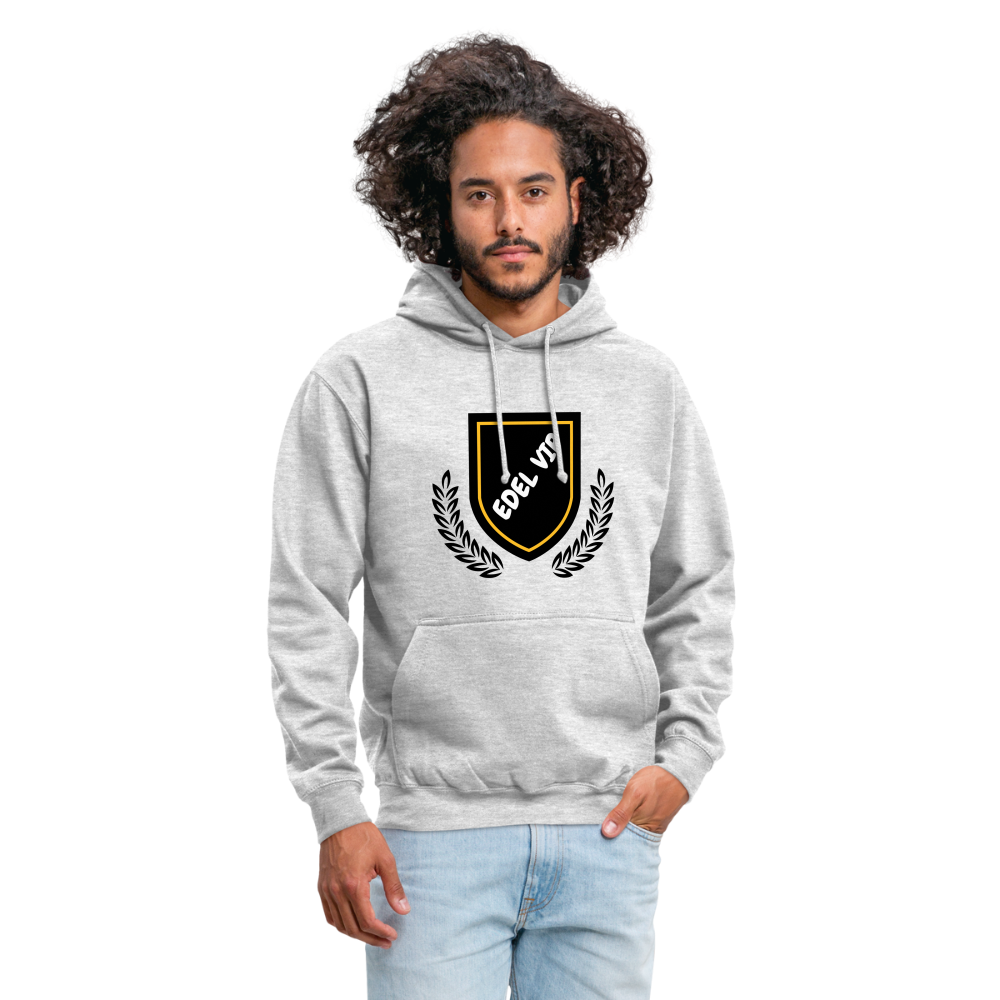 SSW1709 Unisex Hoodie EDEL VIP - Hellgrau meliert