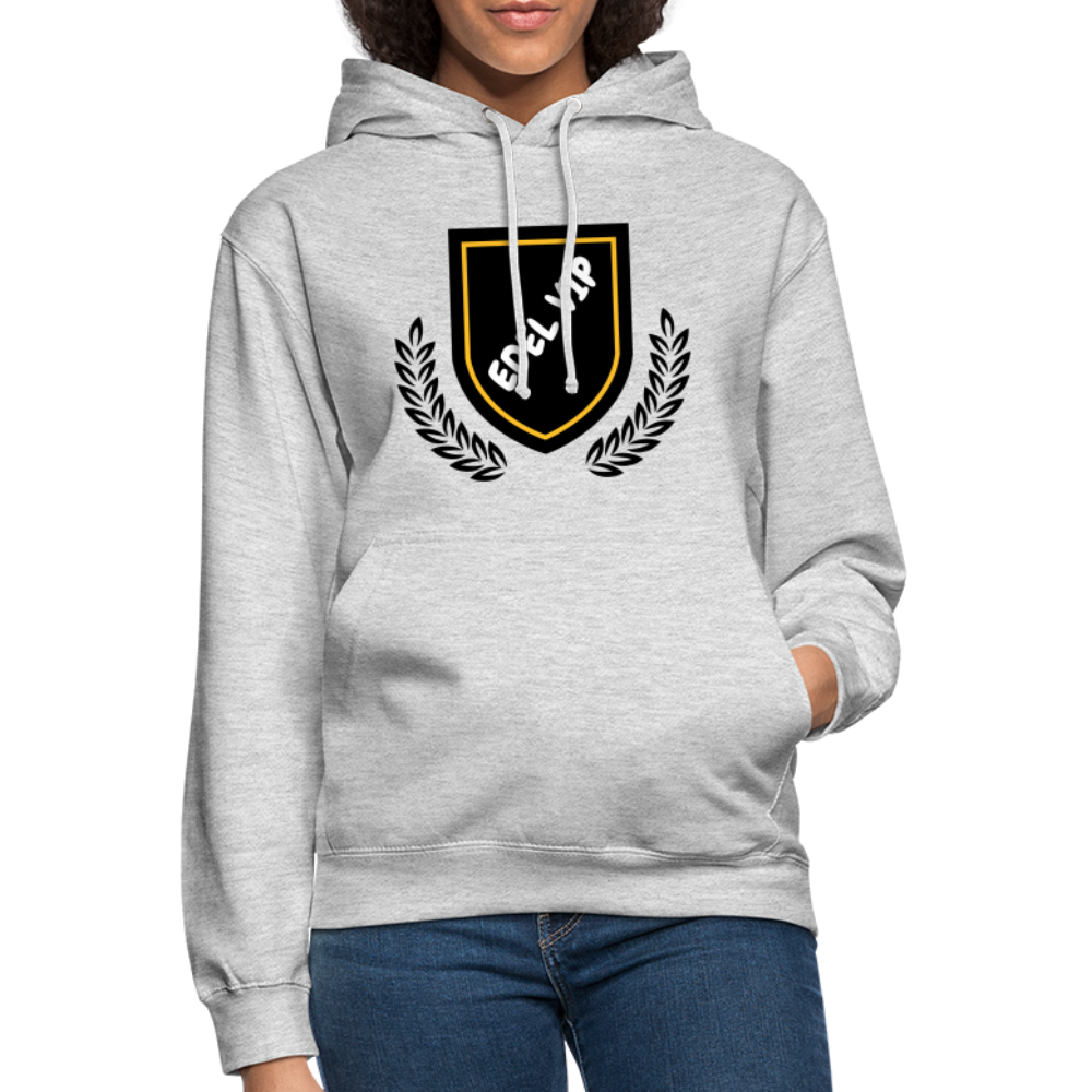 SSW1709 Unisex Hoodie EDEL VIP - Hellgrau meliert