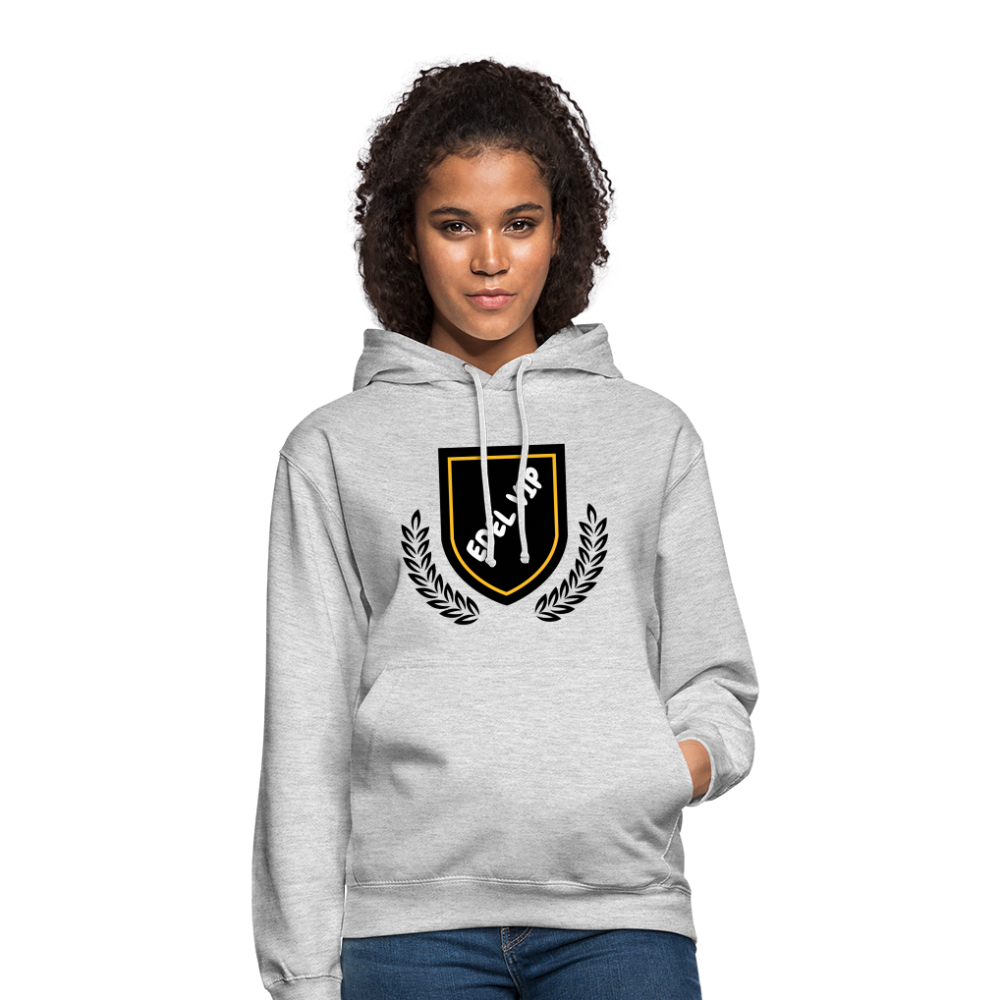 SSW1709 Unisex Hoodie EDEL VIP - Hellgrau meliert