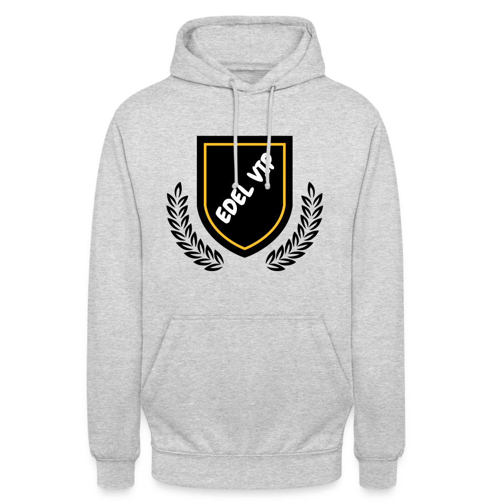 SSW1709 Unisex Hoodie EDEL VIP - Hellgrau meliert