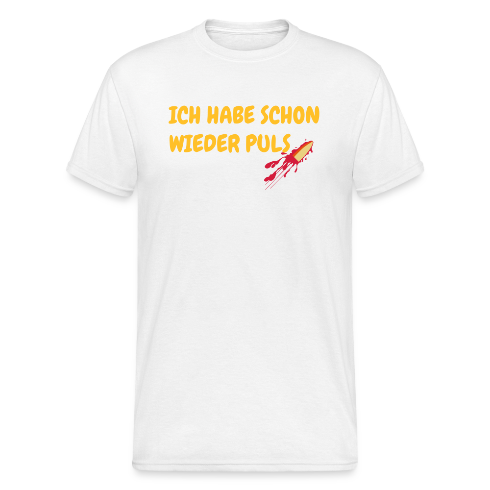 SSW1718 Tshirt ICH HABE SCHON WIEDER PULS - weiß