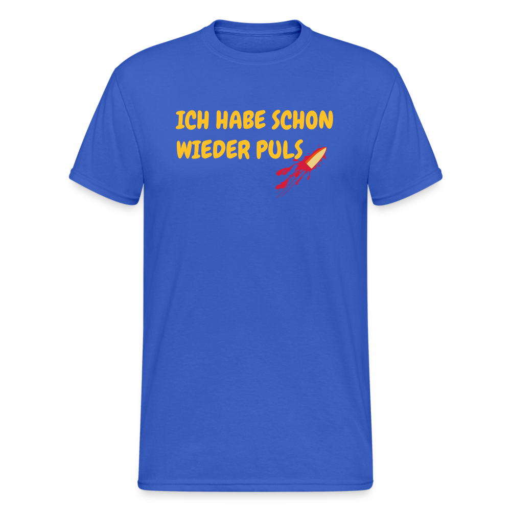 SSW1718 Tshirt ICH HABE SCHON WIEDER PULS - Königsblau