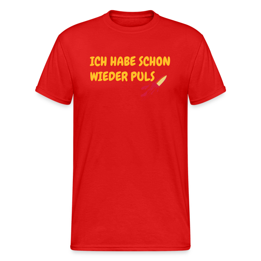 SSW1718 Tshirt ICH HABE SCHON WIEDER PULS - Rot