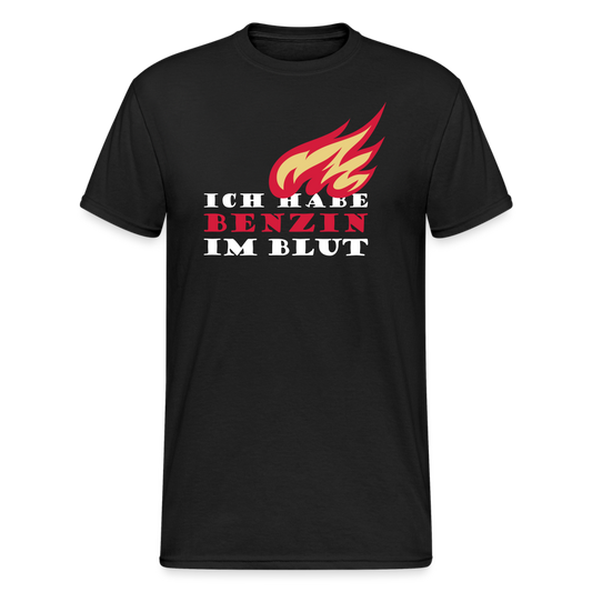 SSW1722 Tshirt Benzin im Blut - Schwarz