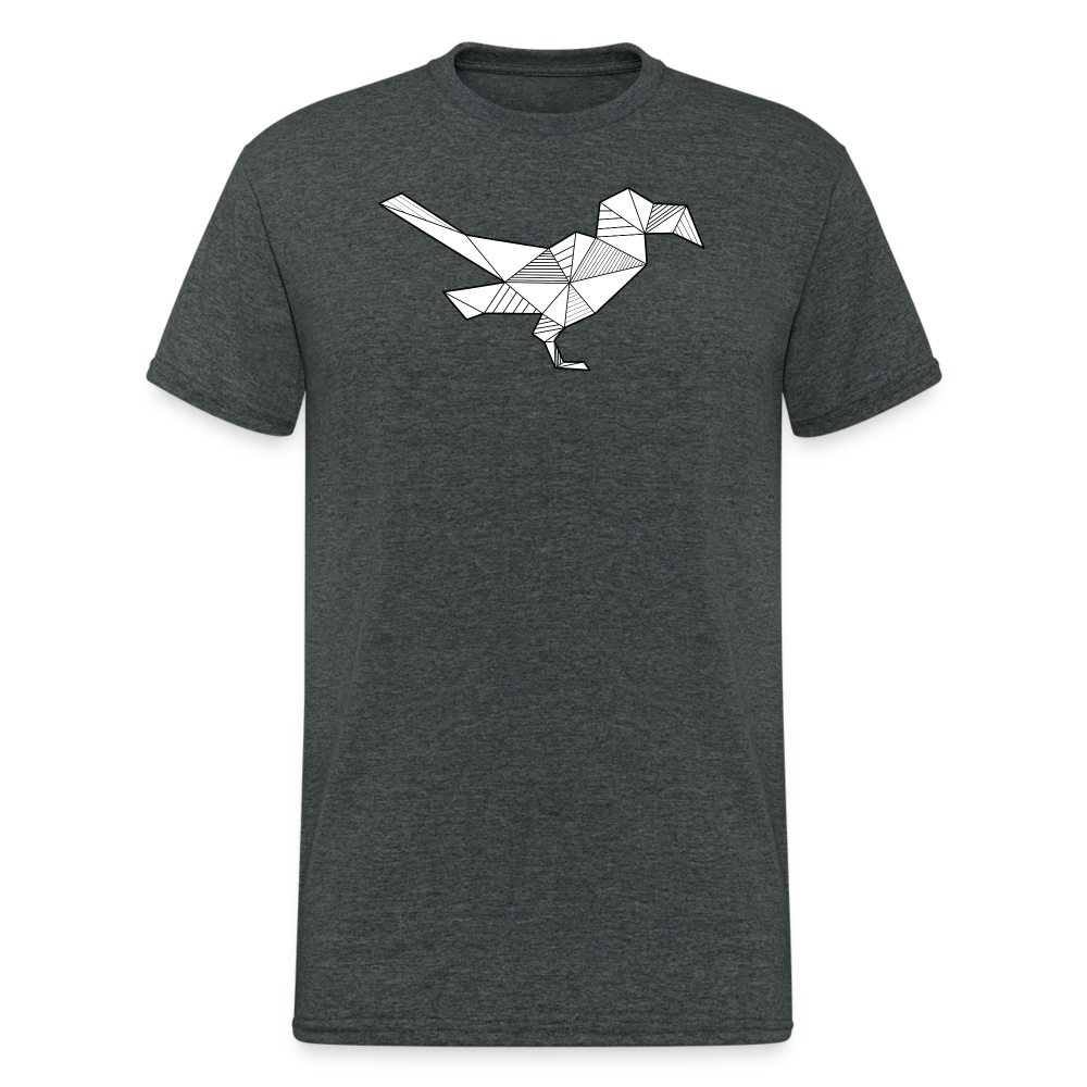 SSW1741 Tshirt Vogel - Dunkelgrau meliert