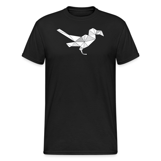 SSW1741 Tshirt Vogel - Schwarz