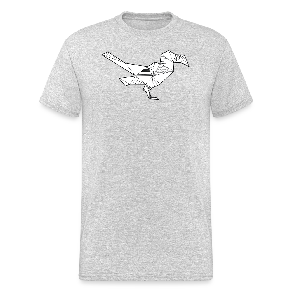 SSW1741 Tshirt Vogel - Grau meliert