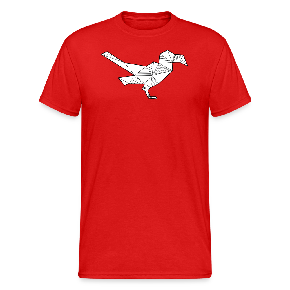 SSW1741 Tshirt Vogel - Rot