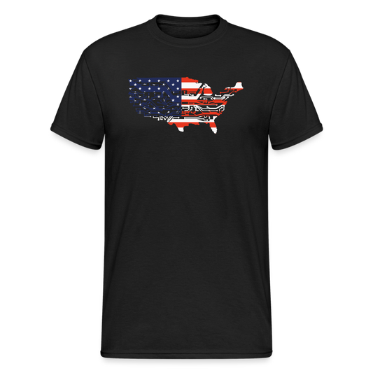 SSW1743 Tshirt Cyber-usa - Schwarz