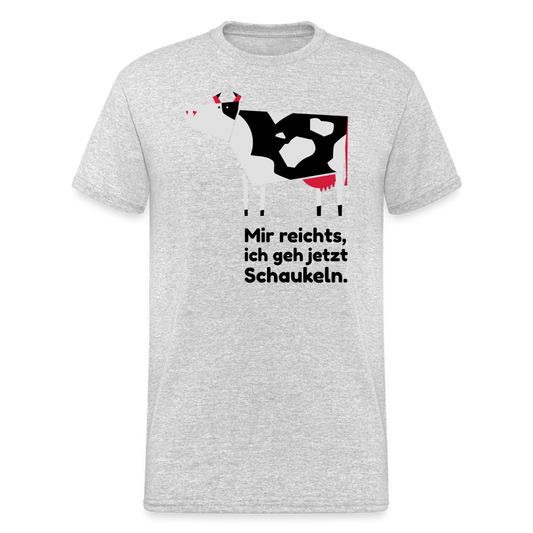 SSW1744 Tshirt Schaukeln KUH - Grau meliert