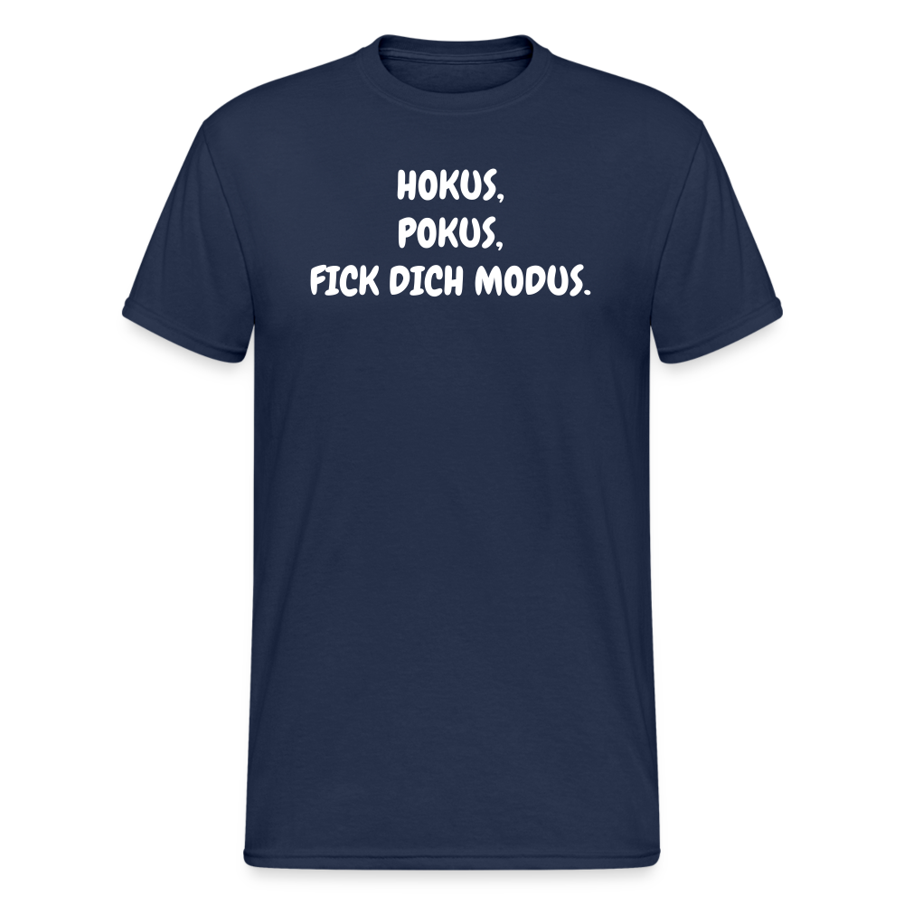 SSW1756 Tshirt HOKUS, POKUS, FICK DICH MODUS. - Navy