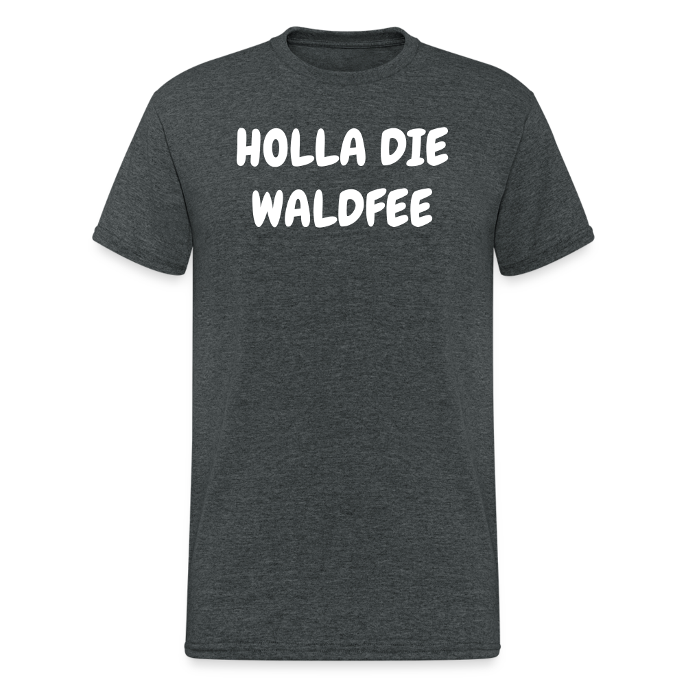 SSW1805 Tshirt HOLLA DIE WALDFEE - Dunkelgrau meliert