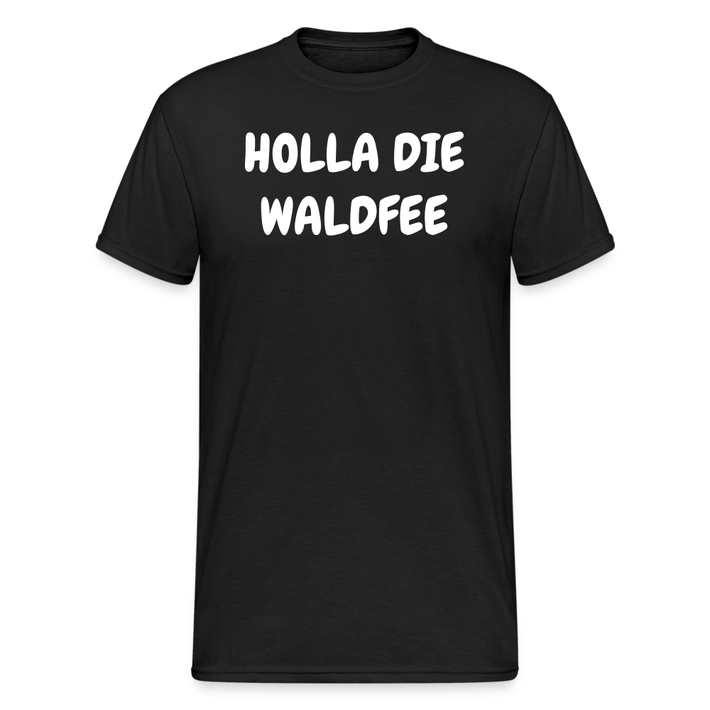 SSW1805 Tshirt HOLLA DIE WALDFEE - Schwarz