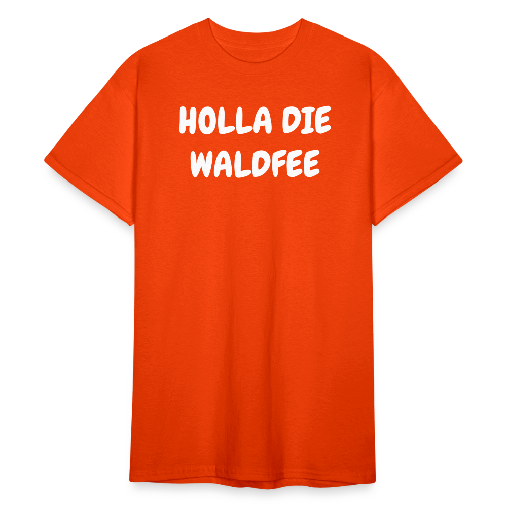 SSW1805 Tshirt HOLLA DIE WALDFEE - kräftig Orange