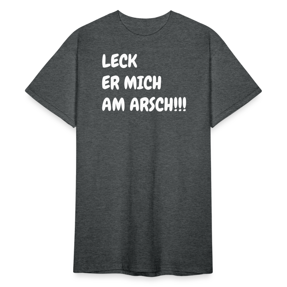 SSW1816 Tshirt LECK ER MICH AM ARSCH!!! - Dunkelgrau meliert