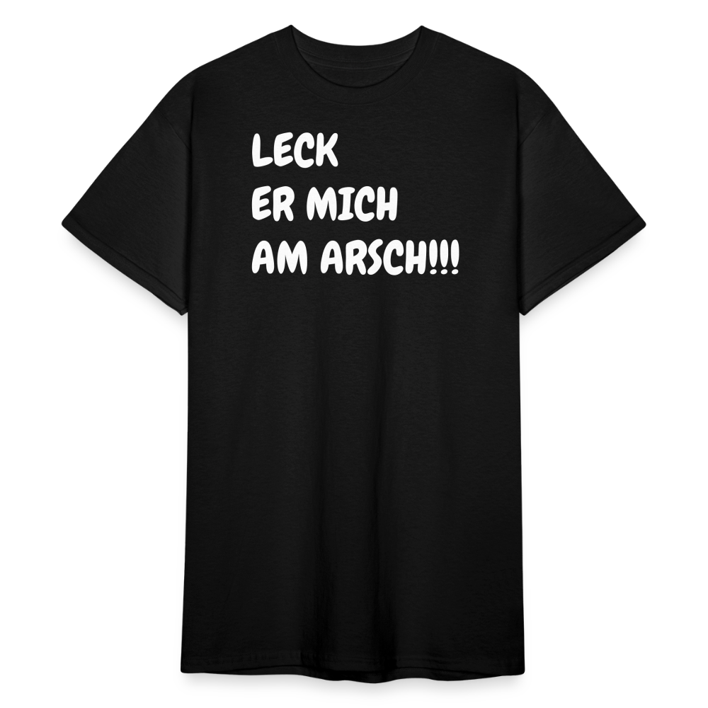 SSW1816 Tshirt LECK ER MICH AM ARSCH!!! - Schwarz